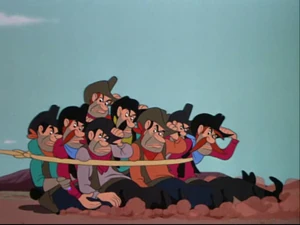 The Rustlers ready to sing.