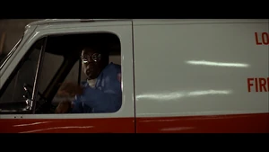 Theo In the ambulance.