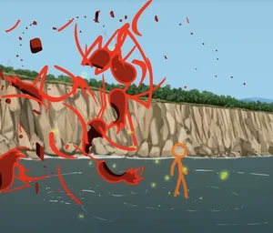 Many of the ViraBots killed by The Second Coming.