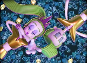 Velvet and Veneer performing "Watch Me Work."