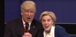 Donald Trump and Hillary Clinton.