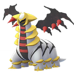 Shiny Giratina artwork.