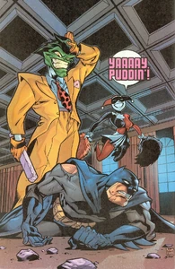 Joker wearing the Mask.