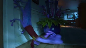 Randall hiding from the Referee.