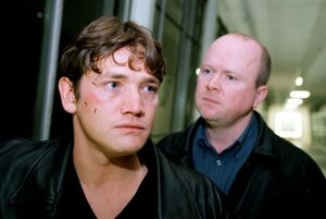Phil Mitchell with his best-friend and stepbrother Ricky Butcher.