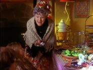 The Witch offering Hansel and Gretel more food.