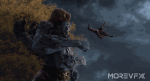 Lord Redmane hitting the black armor