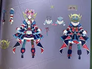 Hortensia's Sleipnir Rider outfit concept art.