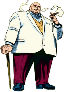 Kingpin as he appeared in the comics starting with The Amazing Spider-Man Issue #50.