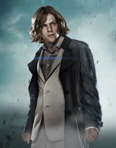 Promotional photo for esse Eisenberg's Luthor in the DC Extended Universe.