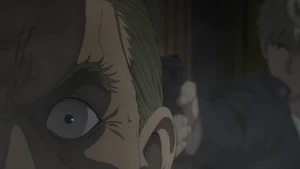 Loid threatening Edgar.