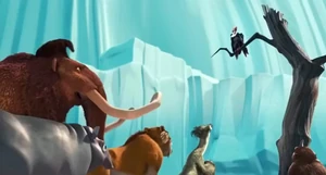 Lone gunslinger warning.png (526 KB) Lone Gunslinger warning Manny and the other animals that they will soon melt to death if they don't leave the valley.