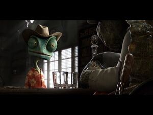 Rango - Rango meets the mayor