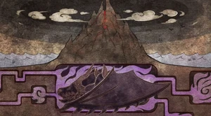 Shadroth sealed under the Isle of Fault.