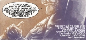 Dog Logan's take on his father