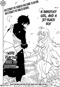 Zeref and Mavis side-by-side in the afterlife.