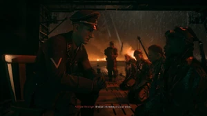 Freisinger during the interrogation, speaking to Kingsley.