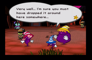 Beldam blames Vivian for losing the "Superbombomb" and orders her to look for it.