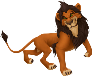 Scar in Kingdom Hearts II.