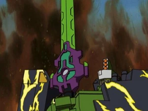 Megatron's Sword in Tidal Wave's hand