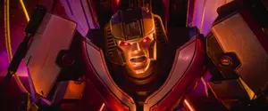 Starscream's angry stare.
