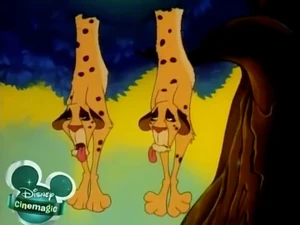 Cheetato and Cheetata is defeated by an enraged Pumbaa!