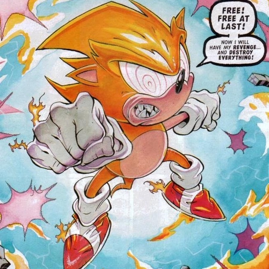 Sonic.ExE, Super Sonic, Fleetway Super Sonic and Dark Sonic. in 2023