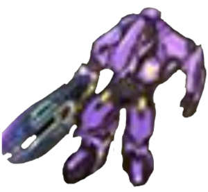A Sangheili Minor in Halo: Spartan Strike.