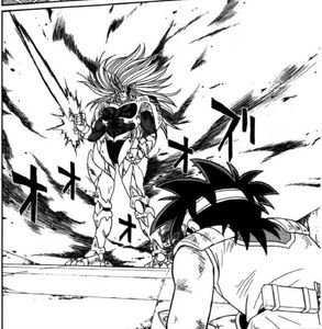 Hadlar burning his life energy to fight Dai.