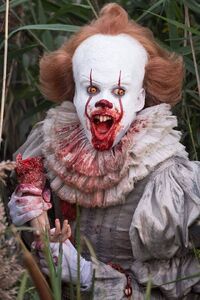 Pennywise enjoying a good meal.