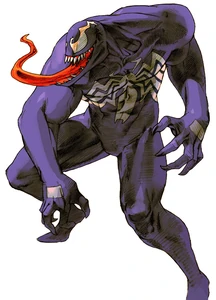 Venom in Marvel vs Capcom 2: New Age of Heroes.