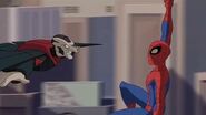 Spectacular Spider-Man (2008) Spider-Man saves Norman Osborn from Vulture