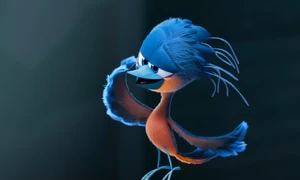 Barry at the table complementing Jinx .