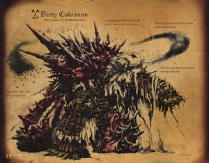 The Dirty Colossus in the official artbook.