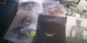Dr. Muñoz' drawings depicting the Smile Entity's forms.