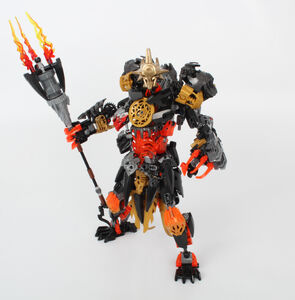 Makuta the Mask Hoarder in his current form.