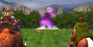 Laszlo use dark and demonic magic against Duncan and Wulfstan.