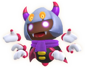 Taranza as he appears in Super Kirby Clash.