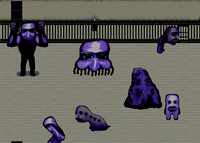 Squatto in the Blueberry Farm in Ao Oni. (Top-left)