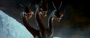 The Dragon Emperor in his three-headed dragon form.