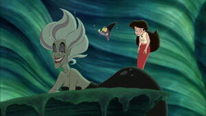 Morgana exclaiming that the magic is temporary.