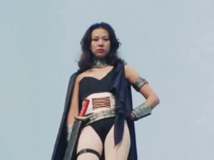 Amazoness in her first outfit.