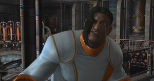 Agnus explaining the Order of the Sword's true plans to Nero.