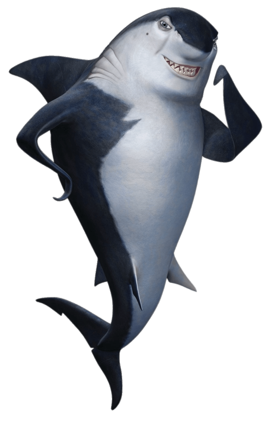 don lino coloring page in black and white shark tale