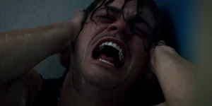 Billy screaming in agony and in pain.