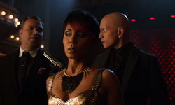 Zsasz takes Fish and Butch prisoner on Falcone's orders