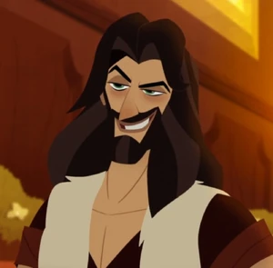 Andrew with his hair down