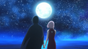Boruto EP286 - Sakura and Sasuke holding hands