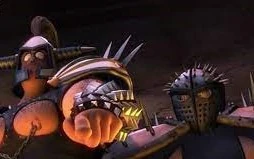 The General in company of a Volcazar's minion.