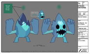 Ice Monster Model Sheet